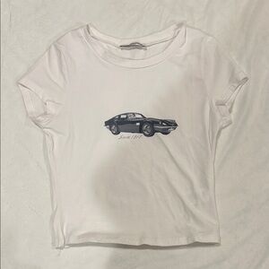 Princess Polly Car Graphic Crop Top